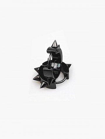 1 Pcs Stainless Steel Punk Spikes Earring