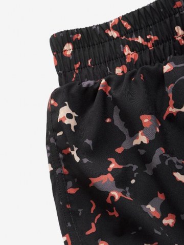 Allover Flame Printed Quick-dry Sports Shorts