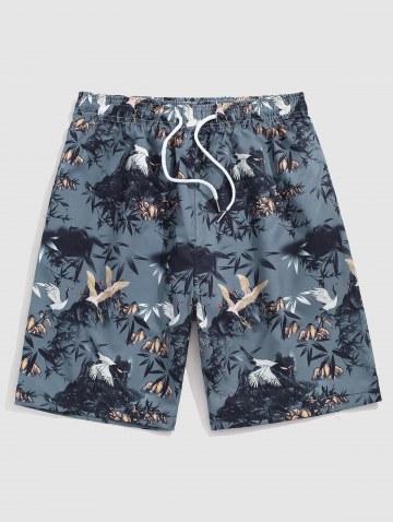 Chinese Painting Shirt And Shorts Set