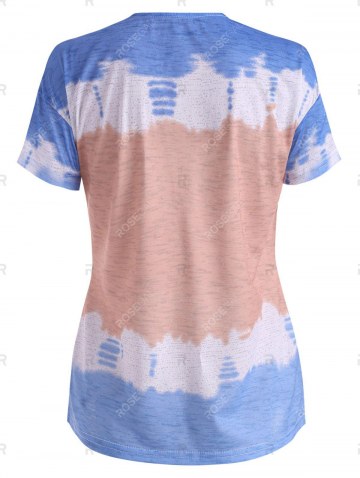 Dip Dye Print Basic Tee