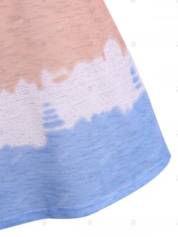 Dip Dye Print Basic Tee