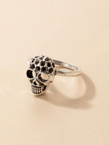 Hip Hop Skull Shape Metal Ring