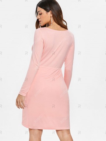 Low Cut Ruched Party Dress