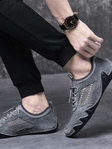 Men Flat Bottomed Breathable Casual Shoes