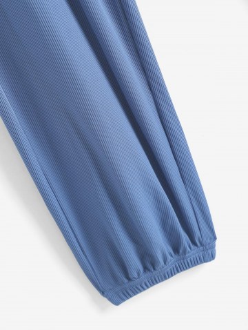 Ribbed Beam Feet Pull On Pants