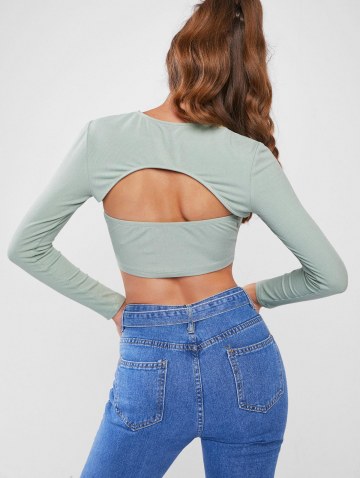 Ribbed Extreme Crop T Shirt With Tube Top