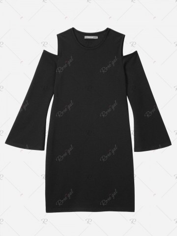 Zan.style Open Shoulder Slim Dress