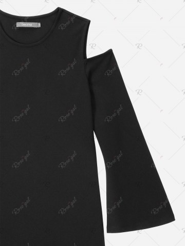 Zan.style Open Shoulder Slim Dress