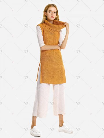 Zan.style Sleeveless Sweater Jumper Skirt